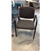 Image 1 : BLACK LOOP ARM CLIENT CHAIR