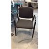Image 1 : BLACK LOOP ARM CLIENT CHAIR