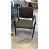 Image 1 : BLACK LOOP ARM CLIENT CHAIR