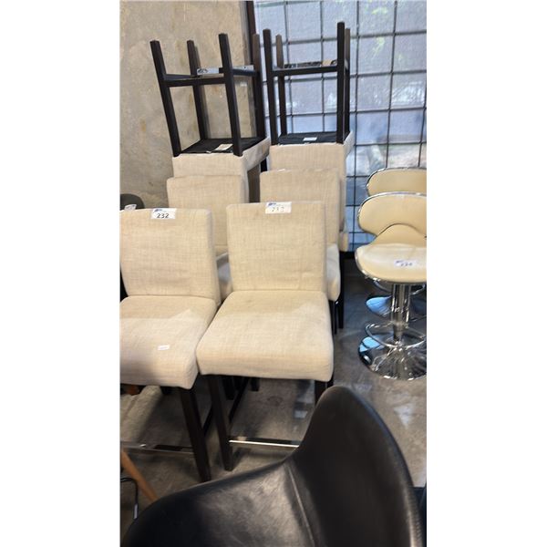 4 CREAM COUNTER HEIGHT STOOL