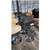 Image 1 : 3 BLACK HEIGHT-ADJUST CHROME FINISH LOW-BACK SWIVEL BAR STOOL