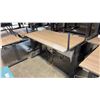 Image 2 : ASH WOOD STEELCASE ELECTRIC HEIGHT-ADJUSTABLE DESK 60"X30" IN