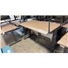 Image 2 : ASH WOOD STEELCASE ELECTRIC HEIGHT-ADJUSTABLE DESK 60"X30" IN