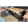 Image 2 : ASH WOOD STEELCASE ELECTRIC HEIGHT-ADJUSTABLE DESK 60"X30" IN