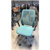 Image 1 : TEAL STEELCASE AMIA AIR ERGONOMIC TASK CHAIR
