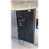 Image 1 : BLACK FRIGIDAIRE FRS6HR4HB6 36-INCH WIDE 26.0 CU. FT. SIDE-BY-SIDE REFRIGERATOR 36"W X 31-3/4"D X 69