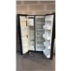 Image 3 : BLACK FRIGIDAIRE FRS6HR4HB6 36-INCH WIDE 26.0 CU. FT. SIDE-BY-SIDE REFRIGERATOR 36"W X 31-3/4"D X 69