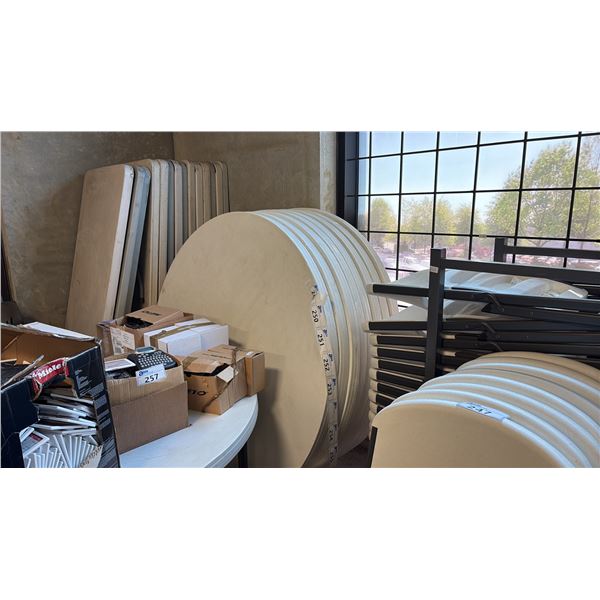 HEAVY-DUTY COMMERCIAL FOLDING ROUND TABLE ~60"IN