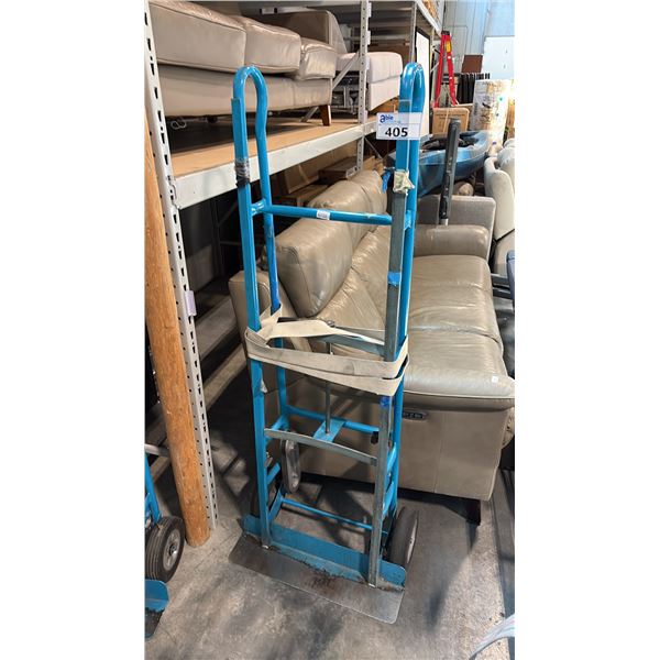 HEAVY-DUTY HIGH-BACK MANUAL APPLIANCE HAND TRUCK DOLLY WITH STAIR-CLIMBER
