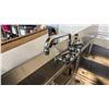 Image 2 : THORINOX 74IN STAINLESS STEEL 3-COMPARTMENT COMMERCIAL SINK W/ GOOSENECK FAUCET