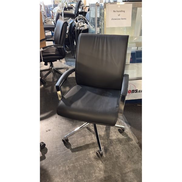 HYPNOS MID-BACK CHAIR (MODEL HYP-MB-BL) IS AN EXECUTIVE-STYLE OR BOARDROOM CHAIR
