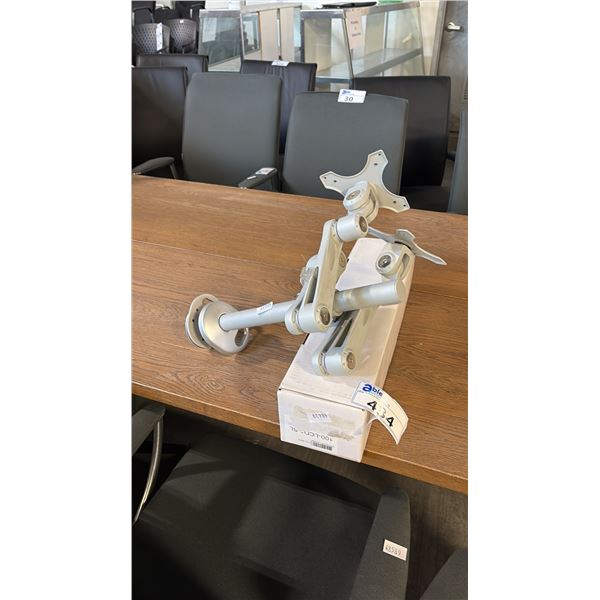 SILVER ALUMINUM SINGLE LCD MONITOR ARM
