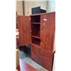 Image 2 : UPPER 2-DOOR CABINET WITH ADJUSTABLE SHELVES. LOWER 2-DRAWER LEGAL/LETTER LATERAL FILE.