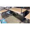 Image 2 : ASH WOOD STEELCASE ELECTRIC HEIGHT-ADJUSTABLE DESK 60"X30" IN