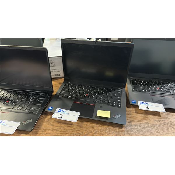 LENOVO THINKPAD 14" LAPTOP W/ INTEL CORE I7 PROCESSOR *FACTORY RESET, NO CHARGER*