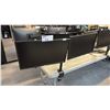 Image 1 : SET OF DELL 22" MONITORS W/ DUAL MONITOR ARM STAND