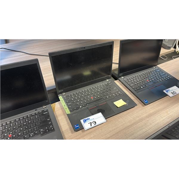 LENOVO THINKPAD 14" LAPTOP W/ INTEL CORE I7 PROCESSOR *FACTORY RESET, NO CHARGER*