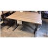 Image 2 : ASH WOOD STEELCASE ELECTRIC HEIGHT-ADJUSTABLE DESK 46"X29" IN