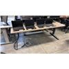 Image 2 : ASH WOOD STEELCASE ELECTRIC HEIGHT-ADJUSTABLE DESK 76"X29" IN