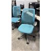 Image 1 : TEAL STEELCASE AMIA AIR ERGONOMIC TASK CHAIR