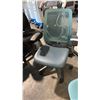 Image 1 : TEAL STEELCASE AMIA AIR ERGONOMIC TASK CHAIR W/ VINYL SEAT