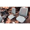 Image 2 : WHITE 60"X30" ELECTRIC SIT/STAND TABLE *NOT WORKING*, 2 STEELCASE TASK CHAIRS W/ COSMETIC STAINS