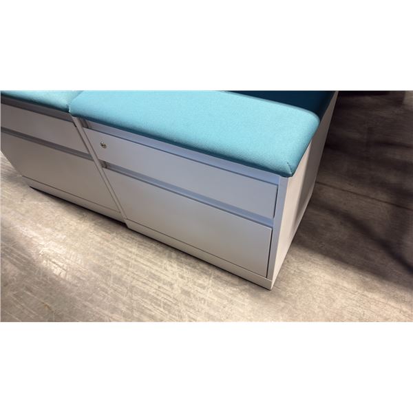 STEELCASE 2 DRAWER CUSHION TOP FILE CABINET