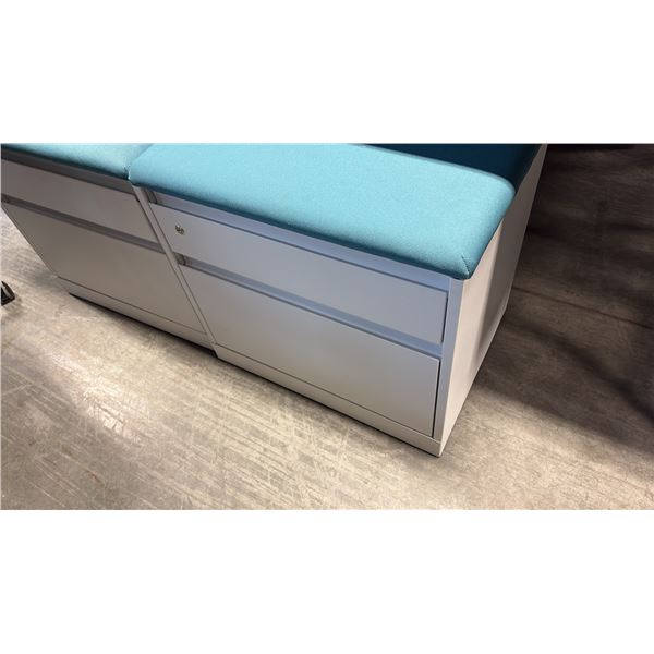 STEELCASE 2 DRAWER CUSHION TOP FILE CABINET