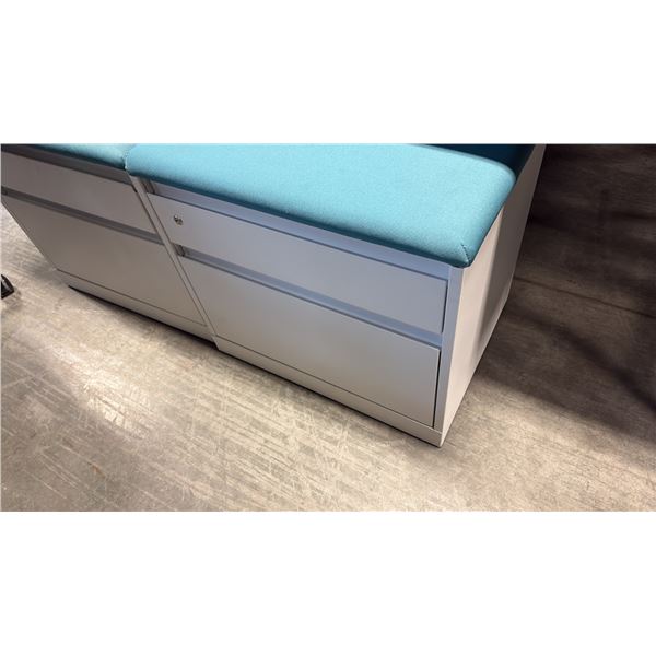 STEELCASE 2 DRAWER CUSHION TOP FILE CABINET