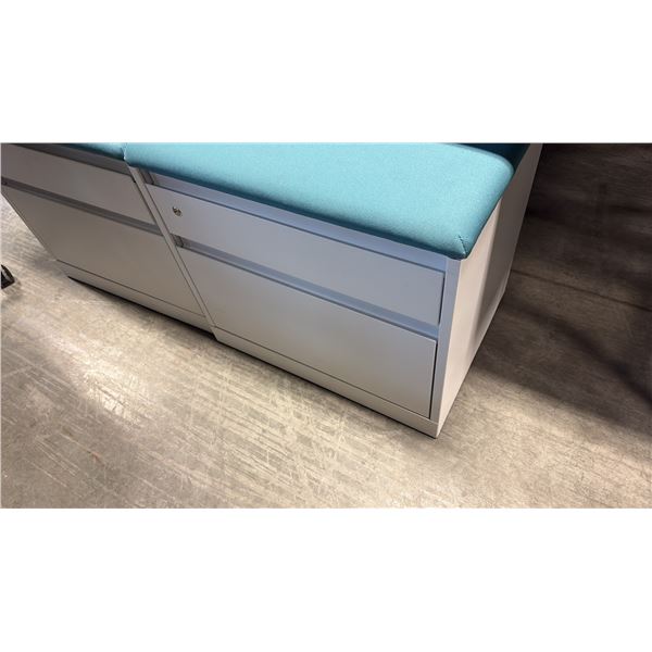 STEELCASE 2 DRAWER CUSHION TOP FILE CABINET
