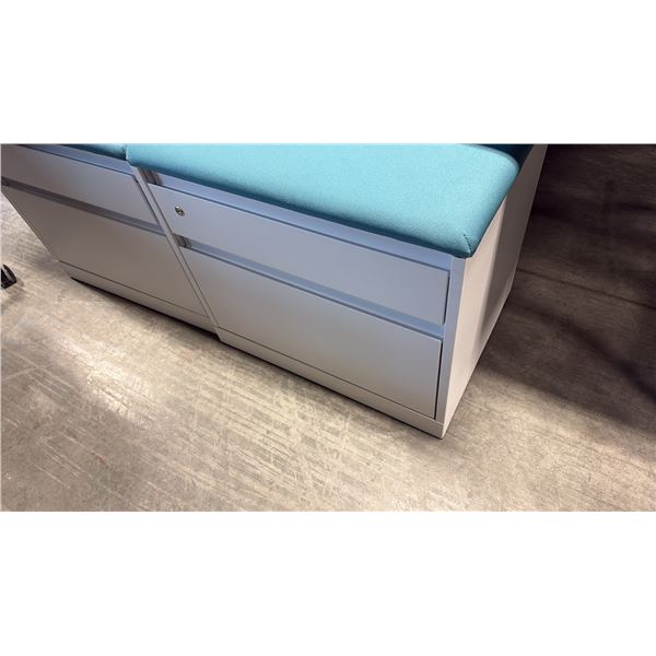 STEELCASE 2 DRAWER CUSHION TOP FILE CABINET