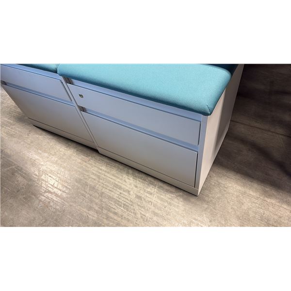 STEELCASE 2 DRAWER CUSHION TOP FILE CABINET