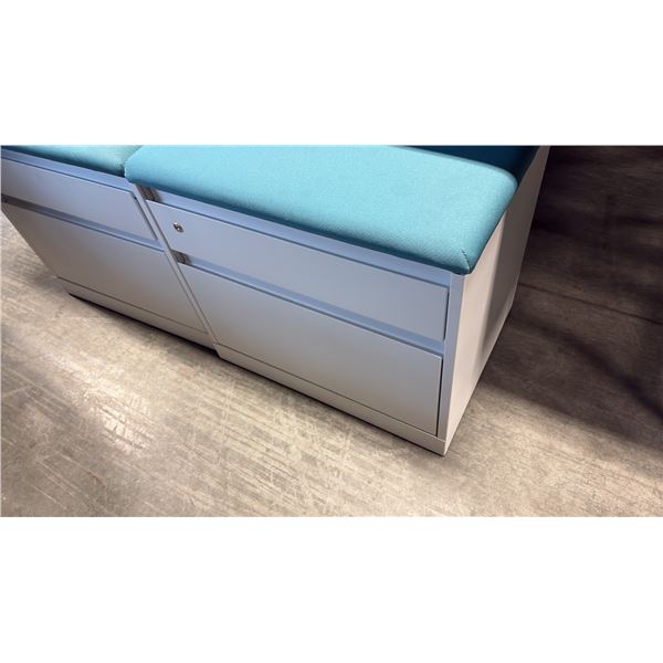 STEELCASE 2 DRAWER CUSHION TOP FILE CABINET