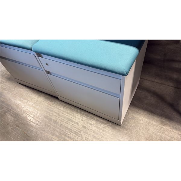 STEELCASE 2 DRAWER CUSHION TOP FILE CABINET