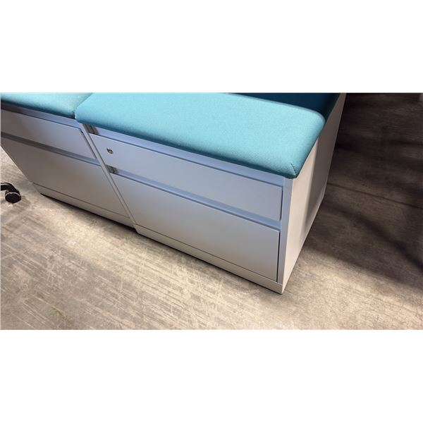 STEELCASE 2 DRAWER CUSHION TOP FILE CABINET