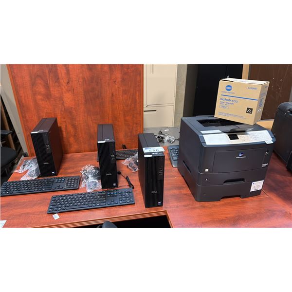 DELL MICRO PC D18S D18S002 CORE BUSINESS DESKTOP COMPUTER 3-UNITS AND