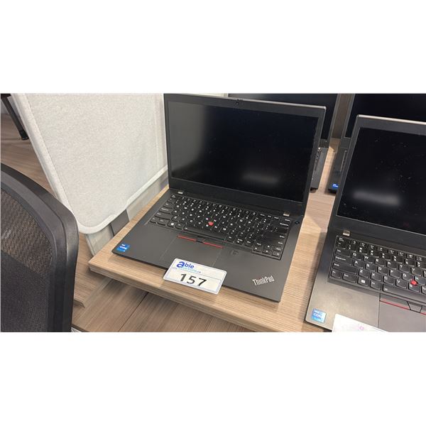 LENOVO THINKPAD 14" LAPTOP W/ INTEL CORE I7 PROCESSOR *FACTORY RESET, NO CHARGER*