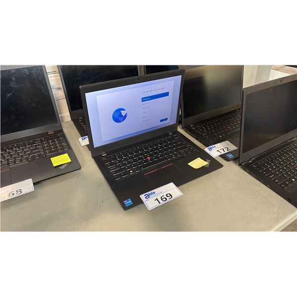 LENOVO THINKPAD 14" LAPTOP W/ INTEL CORE I7 PROCESSOR *FACTORY RESET, NO CHARGER*