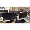 Image 1 : SET OF DELL 24" MONITORS W/ DUAL MONITOR ARM STAND