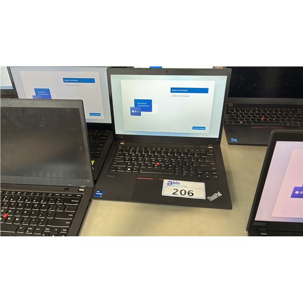 LENOVO THINKPAD 14" LAPTOP W/ INTEL CORE I7 PROCESSOR *FACTORY RESET, NO CHARGER*