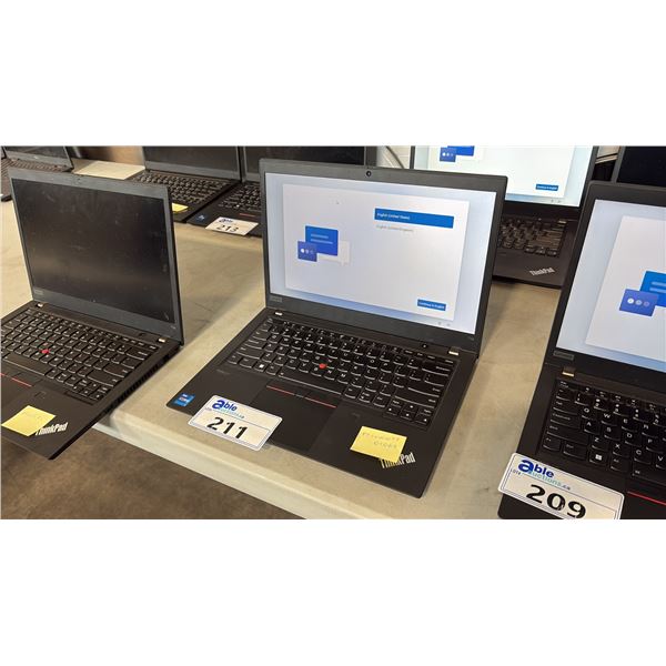 LENOVO THINKPAD 14" LAPTOP W/ INTEL CORE I7 PROCESSOR *FACTORY RESET, NO CHARGER*