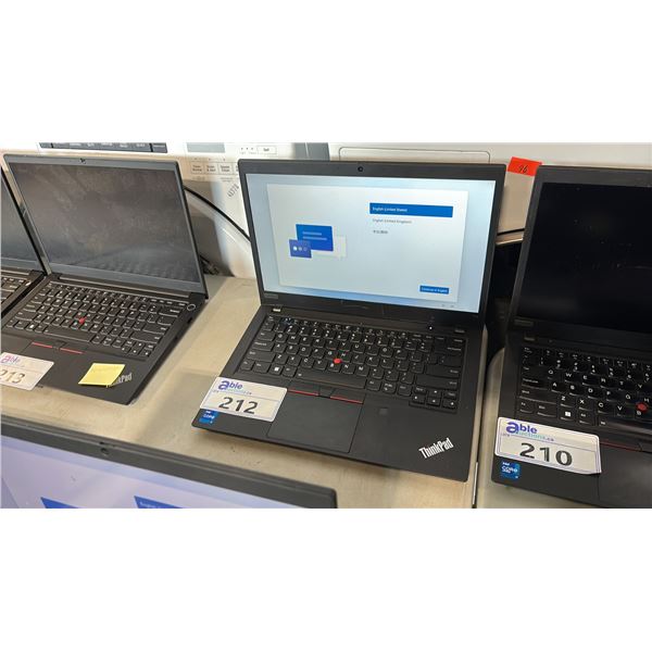 LENOVO THINKPAD 14" LAPTOP W/ INTEL CORE I7 PROCESSOR *FACTORY RESET, NO CHARGER*