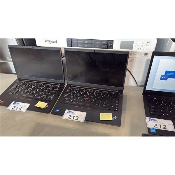 LENOVO THINKPAD 14" LAPTOP W/ INTEL CORE I7 PROCESSOR *FACTORY RESET, NO CHARGER*