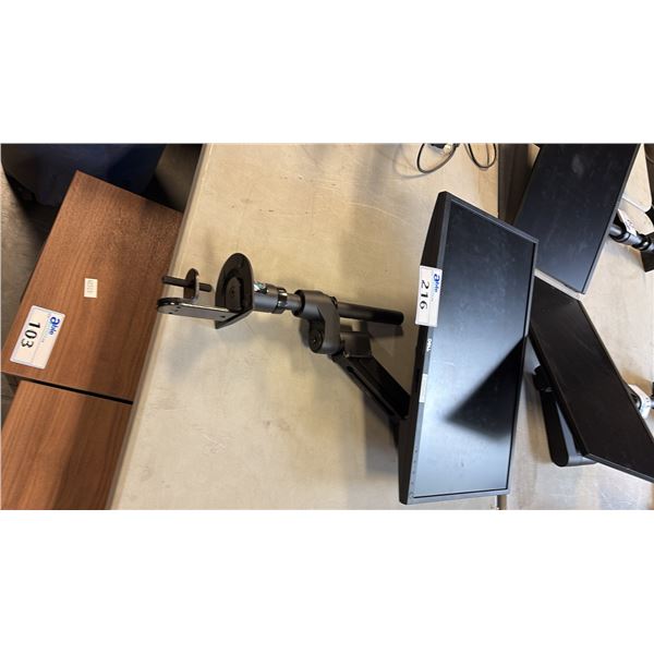 DELL 24" FLAT PANEL COMPUTER MONITOR W/ ARM STAND