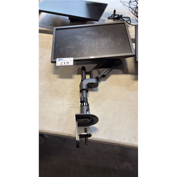 DELL 22" FLAT PANEL COMPUTER MONITOR W/ ARM STAND