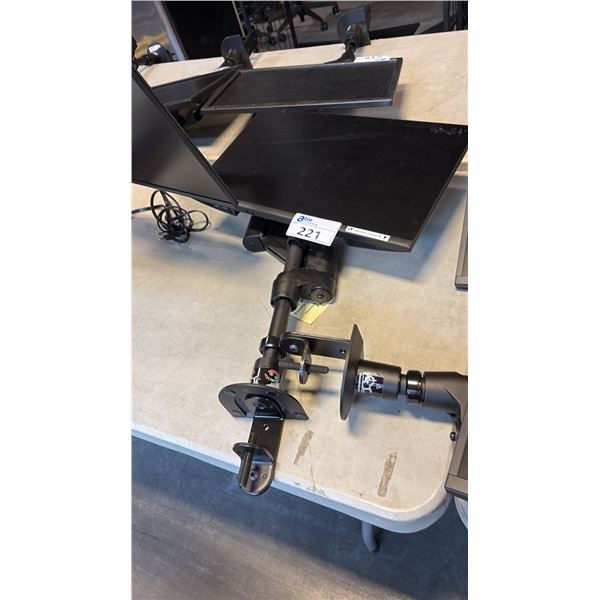 DELL 24" FLAT PANEL COMPUTER MONITOR W/ ARM STAND