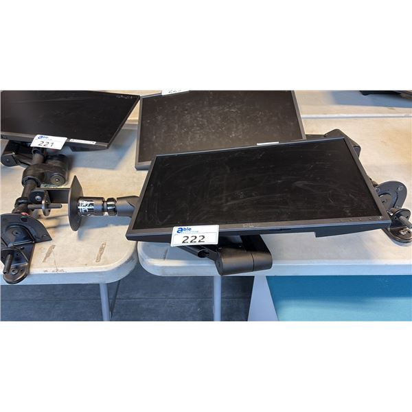 DELL 24" FLAT PANEL COMPUTER MONITOR W/ ARM STAND