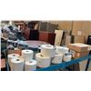 Image 1 : ZEBRA THERMAL TRANSFER BARCODE LABEL ROLL AND PERFORMANCE WAX RIBBON SUPPLY ASSORTMENT
