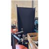 Image 2 : HIGH-PROFILE ~8FT CHARCOAL ACOUSTIC FOLDING MULTI-PANEL ROLLING ROOM DIVIDER