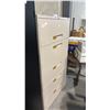 Image 1 : GLOBAL 9300 SERIES 5-DRAWER LATERAL FILE CABINET BEIGE RECEDING DOOR